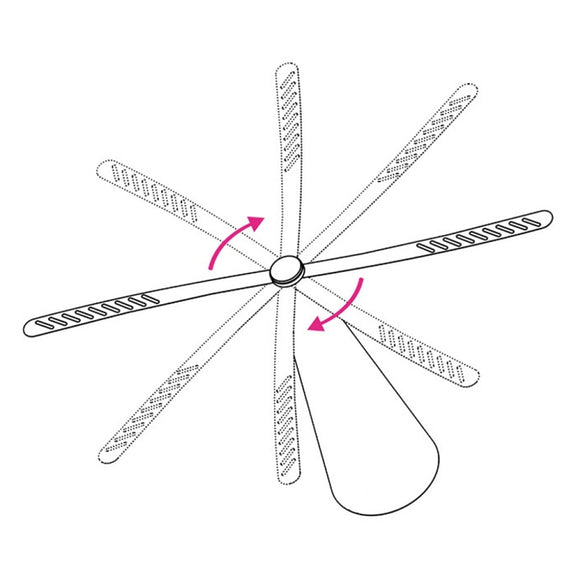 Multifunctional Fan Blade Automatic Fly Catcher Mosquito Repellent Fan, Size: 9x9x25cm (Gold)