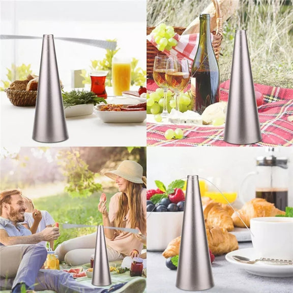 Multifunctional Fan Blade Automatic Fly Catcher Mosquito Repellent Fan, Size: 9x9x25cm(Black)