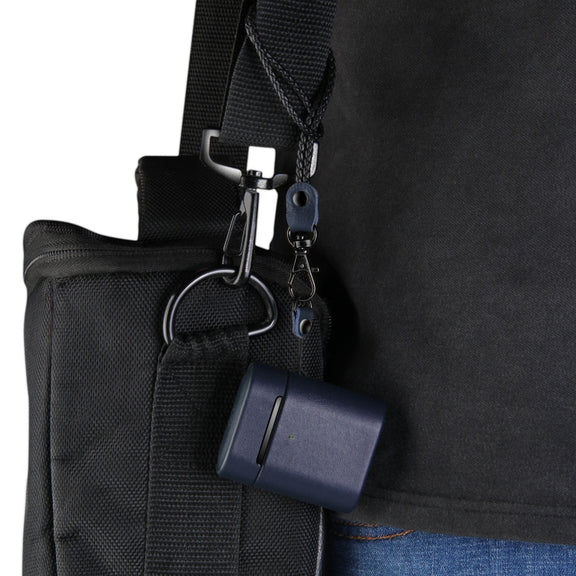 Wireless Earphone Protective Shell Leather Case Split Storage Box For Airpods Pro(Black)