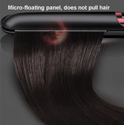 35W 2 In 1 Curling and Straightening Dual-use Electric Splin,Specification: EU Plug(Black)