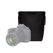 Baona Camera Bag Lens Drawstring Pouch, Size: Large(Black)