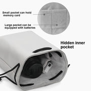 Baona Camera Bag Lens Drawstring Pouch, Size: Large(Black)
