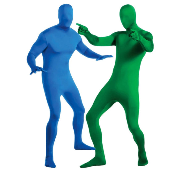 Photo Stretchy Body Green Screen Suit Video Chroma Key Tight Suit, Size: 180cm(Green One-piece)