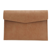 PU Leather Litchi Pattern Sleeve Case For 14 Inch Laptop, Style: Single Bag (Light Brown)