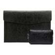 PU Leather Litchi Pattern Sleeve Case For 14 Inch Laptop, Style: Liner Bag + Power Bag  (Black) - 14.1 inch by PMC TechLife | Online Shopping South Africa | PMC TechLife | Buy Now Pay Later Mobicred
