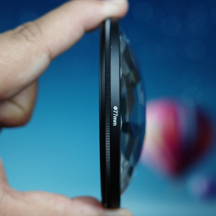 55mm Kaleidoscope Prism Foreground Blur Camera Glass Filter Lens