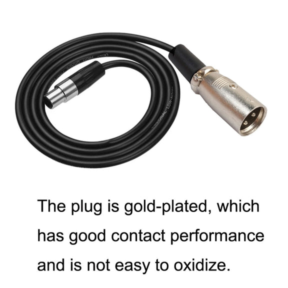 Xlrmini Caron Male To Mini Female Balancing Cable For 48V Sound Card Microphone Audio Cable, Length:3m