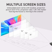 P11 4K HD DLP Mini 3D Projector 4G + 32G Smart Micro Convenient Projector, Style:UK Plug(Black)