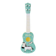 Light Blue Zebra Small Simulation Musical Instrument Mini Four Strings Playable Ukulele Early Childhood Education Music Toy - Stringed Instruments Accessories by PMC TechLife | Online Shopping South Africa | PMC TechLife | Buy Now Pay Later Mobicred