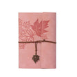 A6 PU Maple Retro Straps Handbook Loose-leaf Notebook(Pink) - free shipping - PMc TechLife - Order now!
