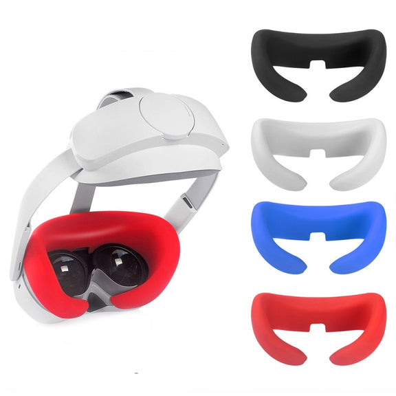 For Pico Neo 4 Silicone VR Glasses Eye Mask Face Eye Pad(Blue)