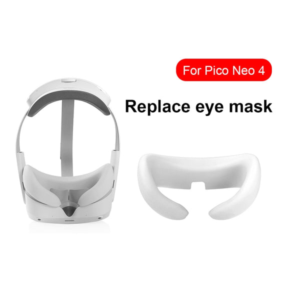 For Pico Neo 4 Silicone VR Glasses Eye Mask Face Eye Pad(Blue)