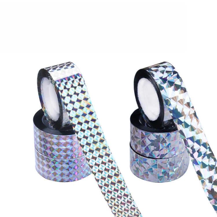 4.8 x 80m Double-sided Reflective Bird Repeller Ribbon Bird Chaser Garden Tool(Laser Floral)