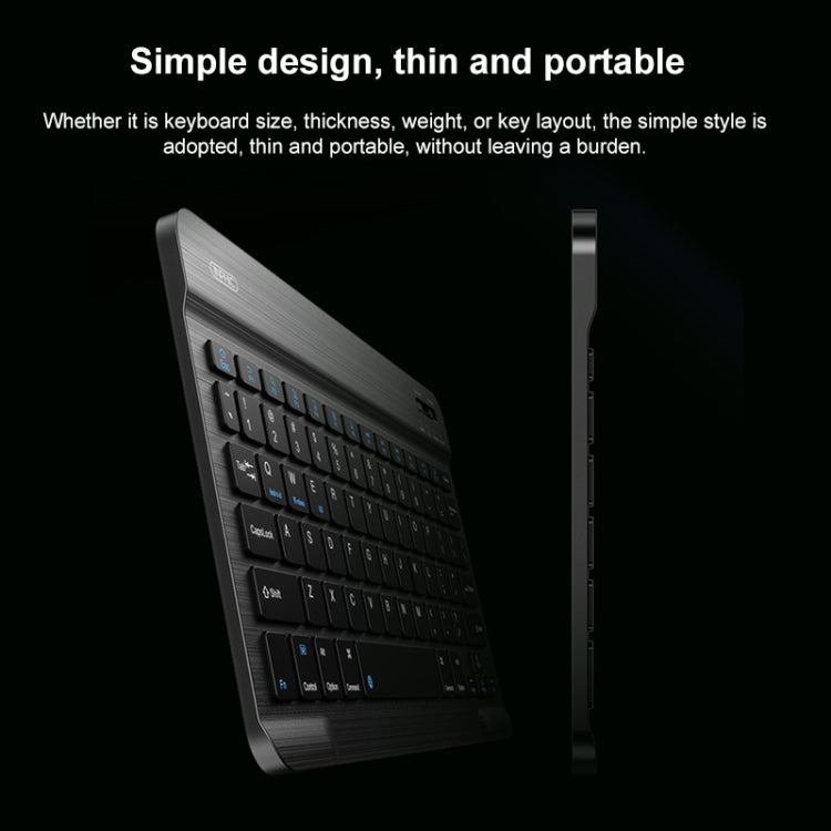 YS-001 9.7-10.1 Inch Tablets Phones Universal Mini Wireless Bluetooth Keyboard, Style:Only Keypad(Black)
