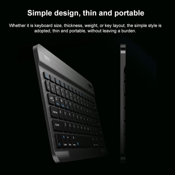 YS-001 9.7-10.1 Inch Tablets Phones Universal Mini Wireless Bluetooth Keyboard, Style:Only Keypad(Black)