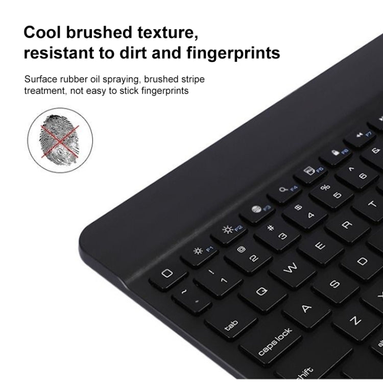 YS-001 9.7-10.1 Inch Tablets Phones Universal Mini Wireless Bluetooth Keyboard, Style:with Bluetooth Mouse(White)