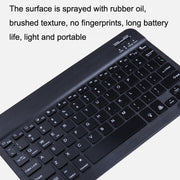 10 Inch RGB Colorful Backlit Bluetooth Keyboard And Mouse Set For Mobile Phone / Tablet(White)