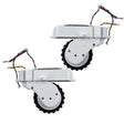 2 PCS Sweep And Mop Machine Walking Wheel For Mijia STYJ02YM / MVVC01-JG(White) - Other Accessories by PMC TechLife | Online Shopping South Africa | PMC TechLife | Buy Now Pay Later Mobicred