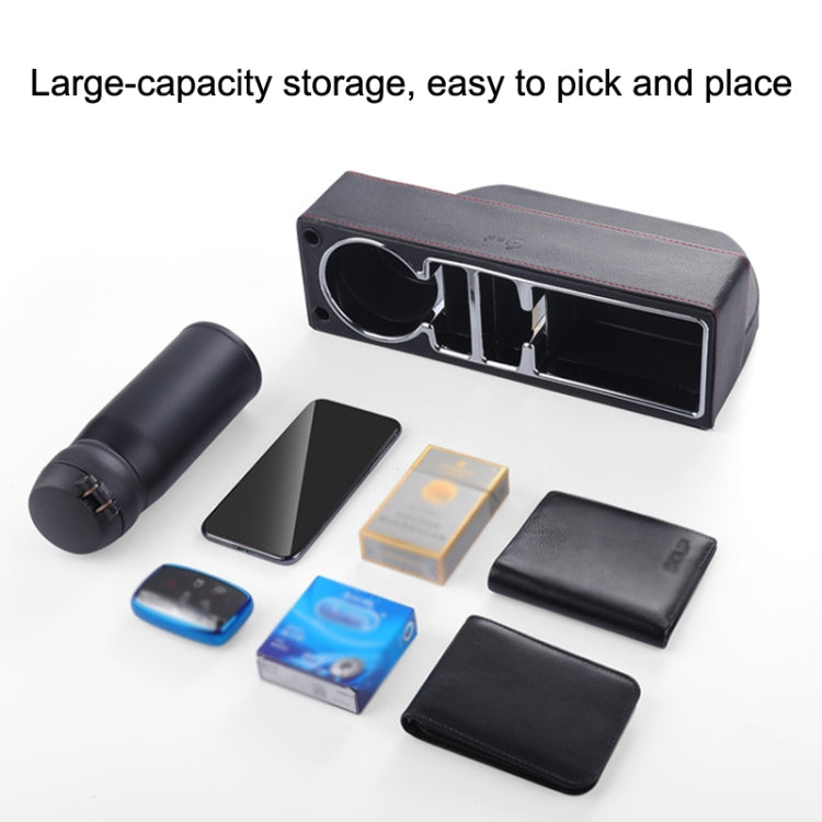 SUSISUN SNH010 Car Seat Gap Storage Box, Style:Positive Drive(Black)