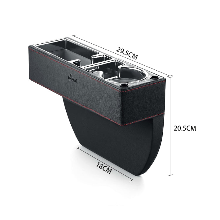 SUSISUN SNH010 Car Seat Gap Storage Box, Style:Co-driver(Apricot)