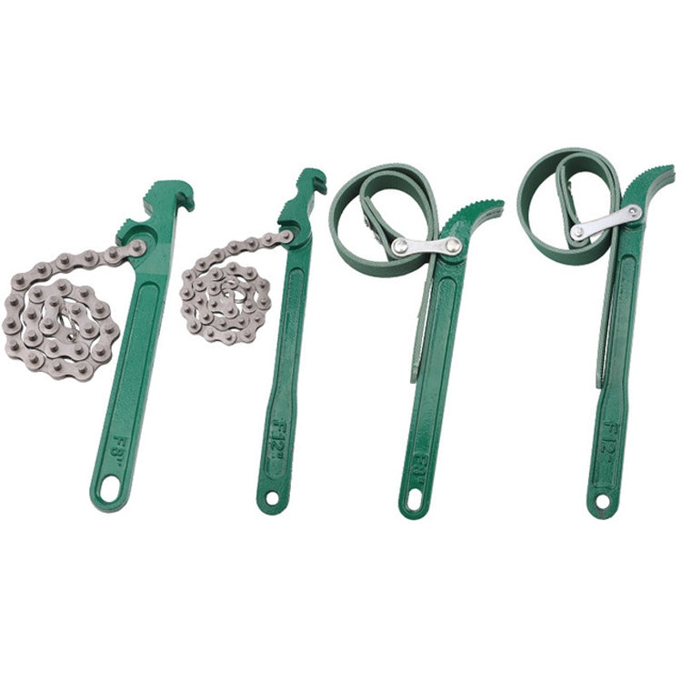 TUOSEN Oil Changer Filter Element Tool Filter Belt Wrench, Style:33012 L