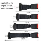 2 PCS Child And Pregnant Woman Car Seat Belt Extender, Length:36cm(Gray)