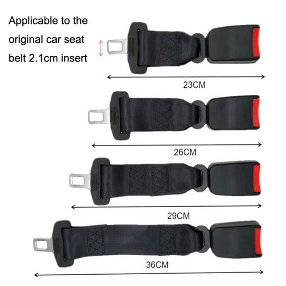 2 PCS Child And Pregnant Woman Car Seat Belt Extender, Length:36cm(Gray)