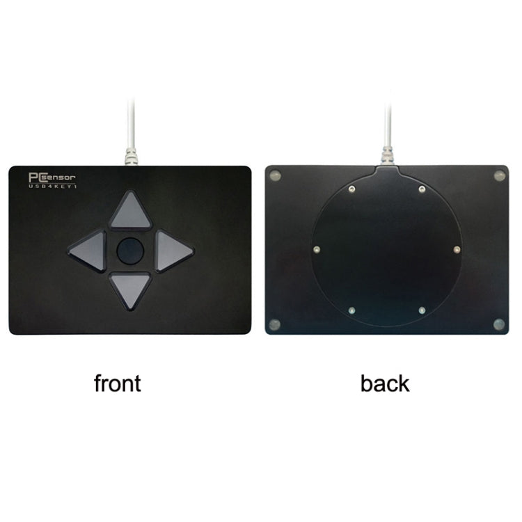 4 Keys Medical Equipment Testing Custom One-key Combo Shortcut Keyboard, Cable Length: 1.5m(Black)