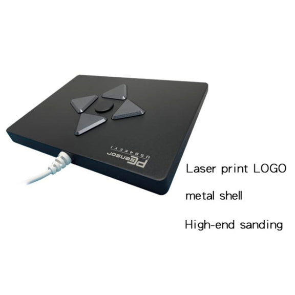 4 Keys Medical Equipment Testing Custom One-key Combo Shortcut Keyboard, Cable Length: 1.5m(Black)