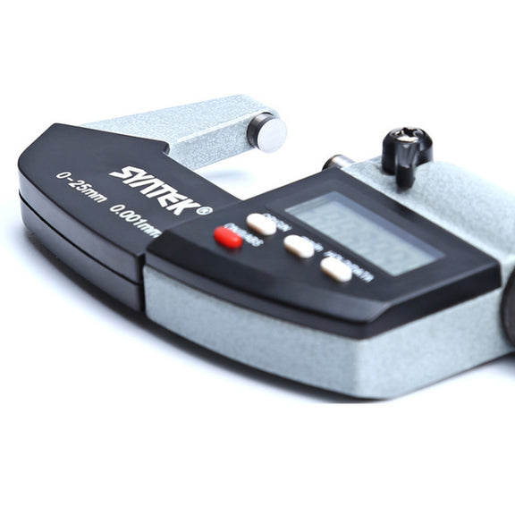 Digital Display Outer Diameter Micrometer 0.001mm High Precision Electronic Spiral Micrometer Thickness Gauge, Model:75-100mm