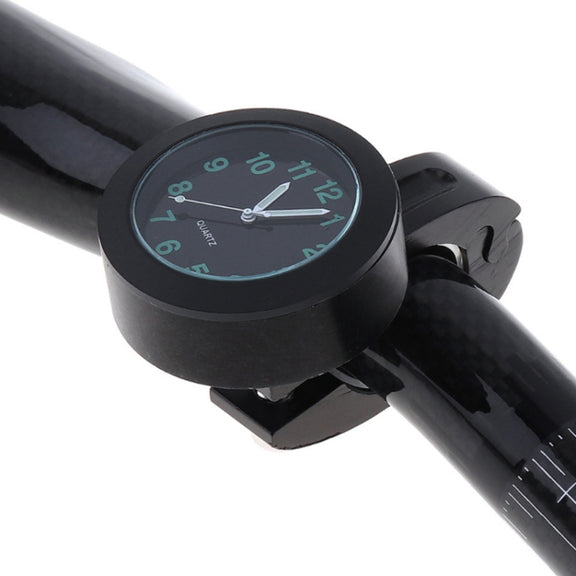 Motorcycle Bike Modified Handlebar Clock Watch(White)