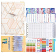A6 Loose-leaf Notebook Budget Book Marbled Handbook,Style: Deluxe Model(Light Gray) - Notebooks by PMc TechLife | Online Shopping South Africa | PMc TechLife | Buy Now Pay Later Mobicred