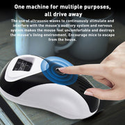 Ultrasonic Multifunctional Mouse Repeller Energy-Saving Silent Insect Repeller, Plug Type:UK Plug(Black White)