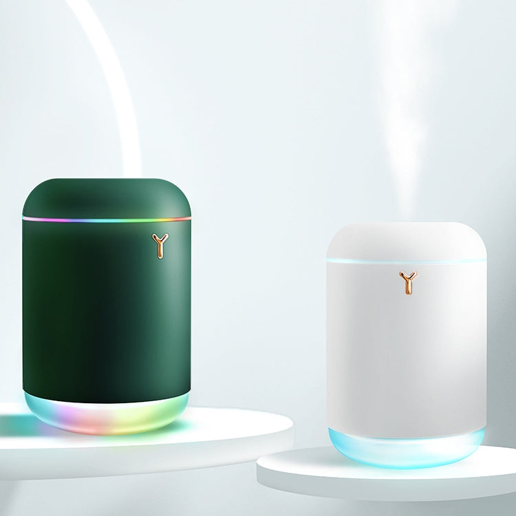 Home Mute Large Capacity Humidifier Office USB Aromatherapy Sprayer(AM-J1 White)