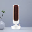 Retro Humidification Tower Fan USB Leafless Fan Water Cooling Spray Humidification Desktop Fan Cooler(White) - Electric Fans by PMC TechLife | Online Shopping South Africa | PMC TechLife | Buy Now Pay Later Mobicred