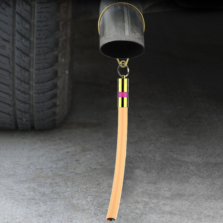 2 PCS P183 Car Anti-Static Elimination Release Device Grounding Strip Car Off-Road Exhaust Pipe Anti-Static Belt, Style: Sedan(Yellow)