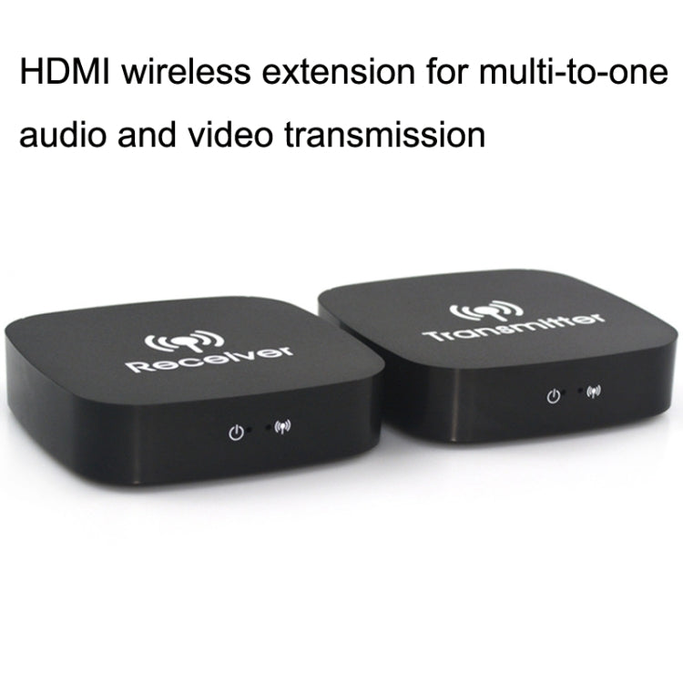 AY88 HDMI Wireless Transmitter WIFI Signal Extender H.264 Format Multi-To-One Application(UK Plug)