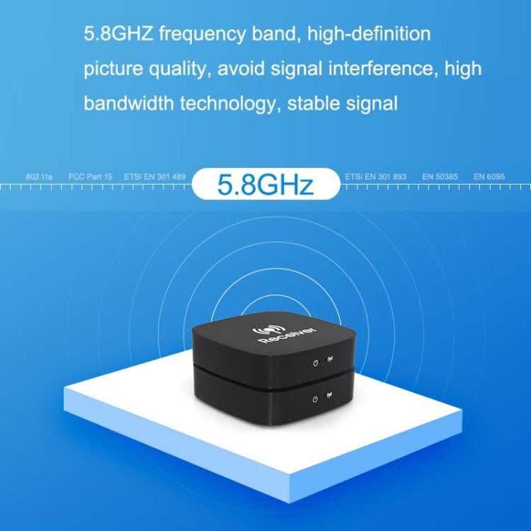 AY88 HDMI Wireless Transmitter WIFI Signal Extender H.264 Format Multi-To-One Application(US Plug)