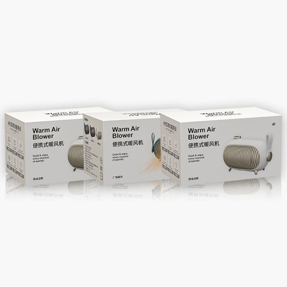 N301 Mini Heater Office Desk Silent Hot Air Heater Household Bedroom Heater US Plug(Emerald)
