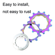 VG SPORTS Bicycle Lightweight Wear -Resistant Colorful Flywheel, Style:9 Speed 11-32T