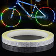 3 Rolls Bicycle Mountain Bike Motorcycle Sticker Car Contour Reflective Sticker Night Riding Reflective Sticker 1 x 800cm(White) - Decorative Accessories by PMC TechLife | Online Shopping South Africa | PMC TechLife | Buy Now Pay Later Mobicred