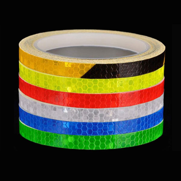 3 Rolls Bicycle Mountain Bike Motorcycle Sticker Car Contour Reflective Sticker Night Riding Reflective Sticker 1 x 800cm(White)