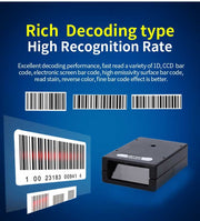 EVAWGIB DL-X720 Red Light 1D Barcode Scanning Recognition Engine, Interface:RS232