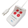HK-4 4 Keys Custom PS Shortcut Keys Medical USB Keypad, Cable Length: 2m, Style:With Anti-skid Stand - Wired Keyboard by PMC TechLife | Online Shopping South Africa | PMC TechLife | Buy Now Pay Later Mobicred