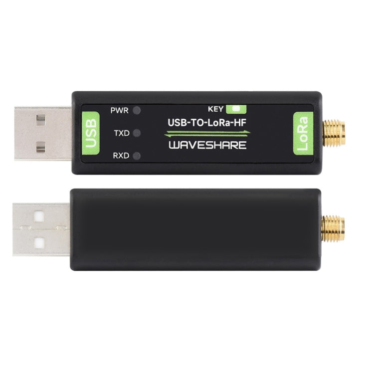 2pcs Waveshare  24515 USB To LoRa Data Transfer Module Based On SX1262 HF Version Using TCXO Crystal Oscillator