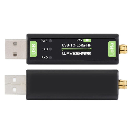 2pcs Waveshare  24515 USB To LoRa Data Transfer Module Based On SX1262 HF Version Using TCXO Crystal Oscillator