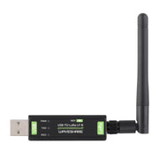 2pcs Waveshare 24514 USB To LoRa Data Transfer Module Based On SX1262 LF Version Using XTAL Crystal Oscillator