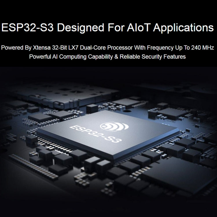 Waveshare ESP32-S3 Microcontroller 2.4GHz Wi-Fi Development Board ESP32-S3-WROOM-1-N8R8 Module Standard Ver.