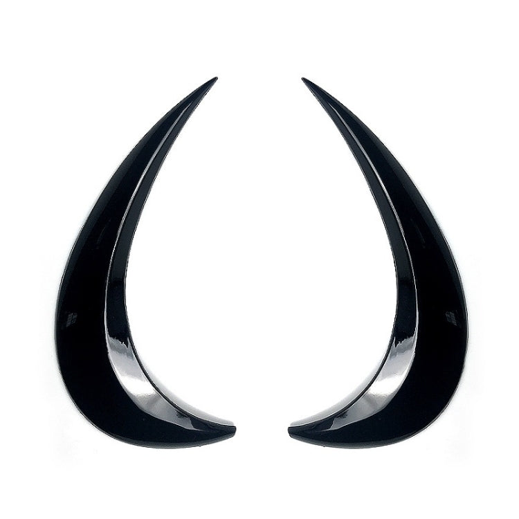Headlight Eyebrow Modified Car Sticker For Volkswagen Beetle 2012-2018(Piano Black)
