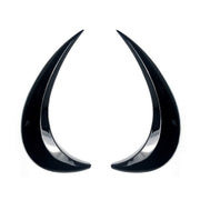 Headlight Eyebrow Modified Car Sticker For Volkswagen Beetle 2012-2018(Piano Black)